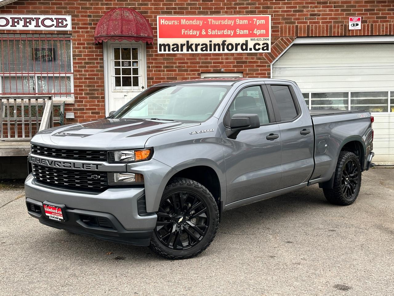 Used 2019 Chevrolet Silverado 1500 Custom 4x4 Cloth RemoteStart FM CarPlay BackupCam for sale in Bowmanville, ON