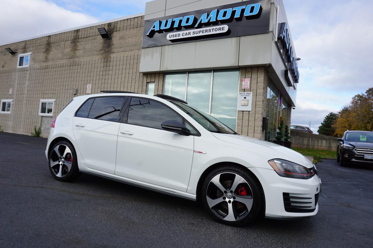 Used 2015 Volkswagen GTI AUTOBAHN CERTIFIED *1 OWNER* CAMERA BLUETOOTH LEATHER HEATED SEATS SUNROOF CRUISE ALLOYS for sale in Burlington, ON