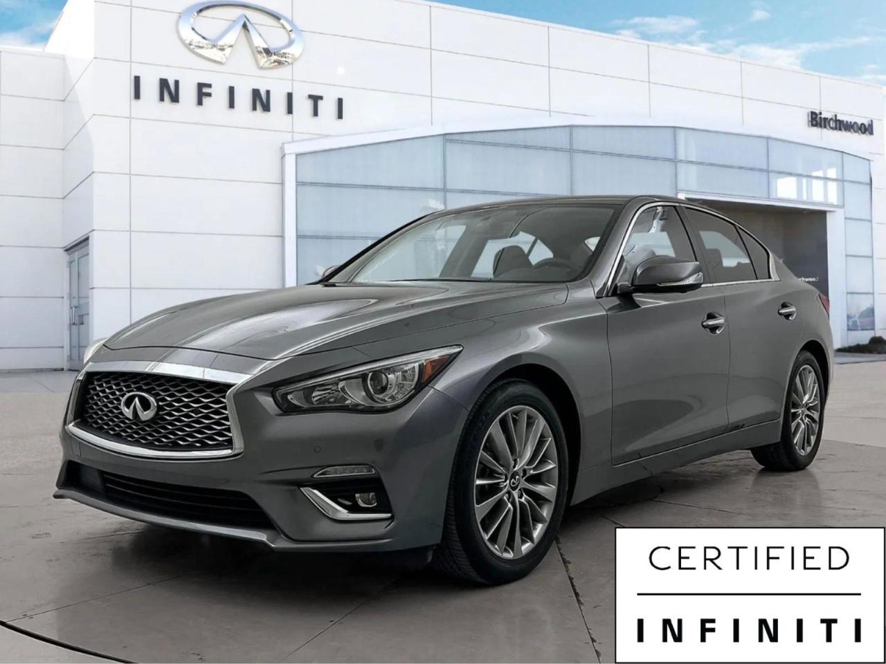 Used 2023 Infiniti Q50 LUXE Accident Free | One Owner Lease Return | Low KM's for sale in Winnipeg, MB