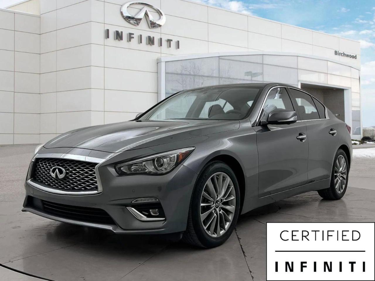 Used 2023 Infiniti Q50 LUXE Accident Free | One Owner Lease Return | Low KM's for sale in Winnipeg, MB