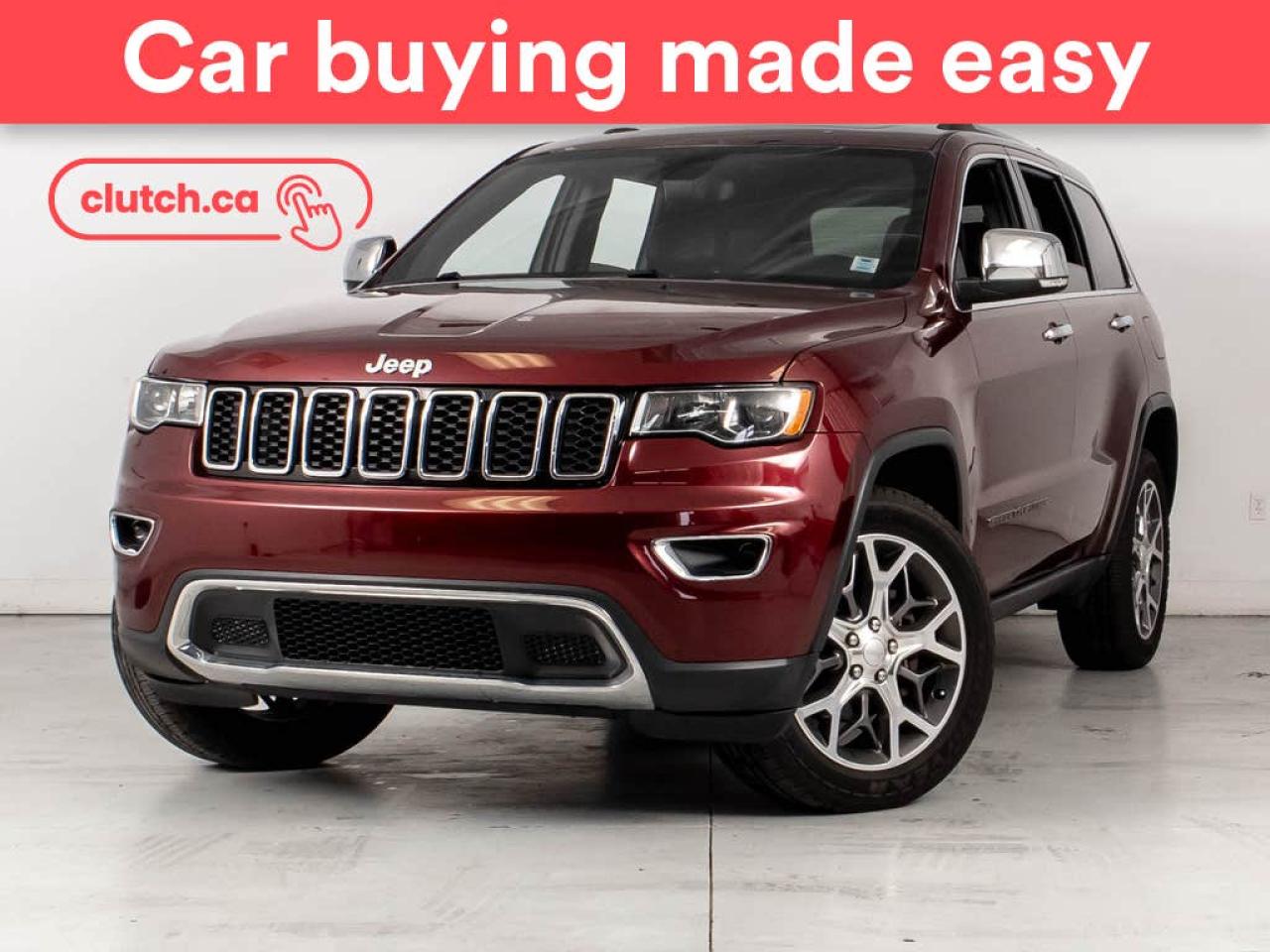 Used 2020 Jeep Grand Cherokee Limited 4x4 w/ Sunroof, Leather, Nav for sale in Bedford, NS