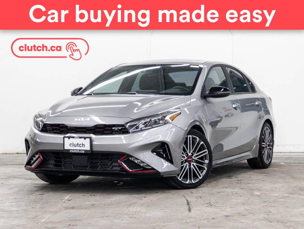 Used 2023 Kia Forte GT Limited  w/ Apple CarPlay & Android Auto, Heated Steering Wheel, Heated Front Seats for sale in Toronto, ON