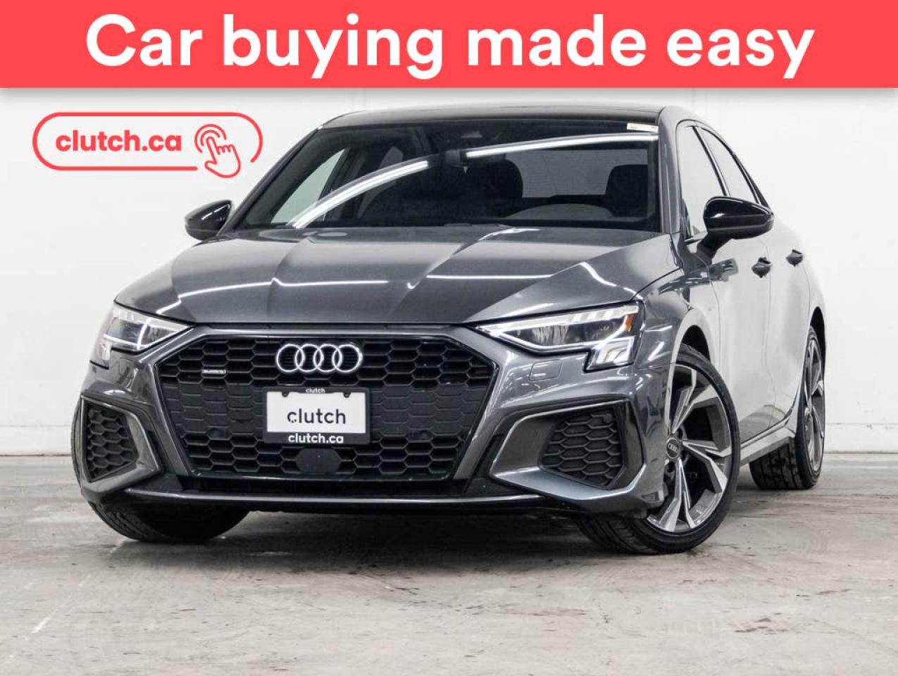 Used 2022 Audi A3 Technik AWD w/ Apple CarPlay & Android Auto, Dual Zone A/C, Power Sunroof for sale in Toronto, ON