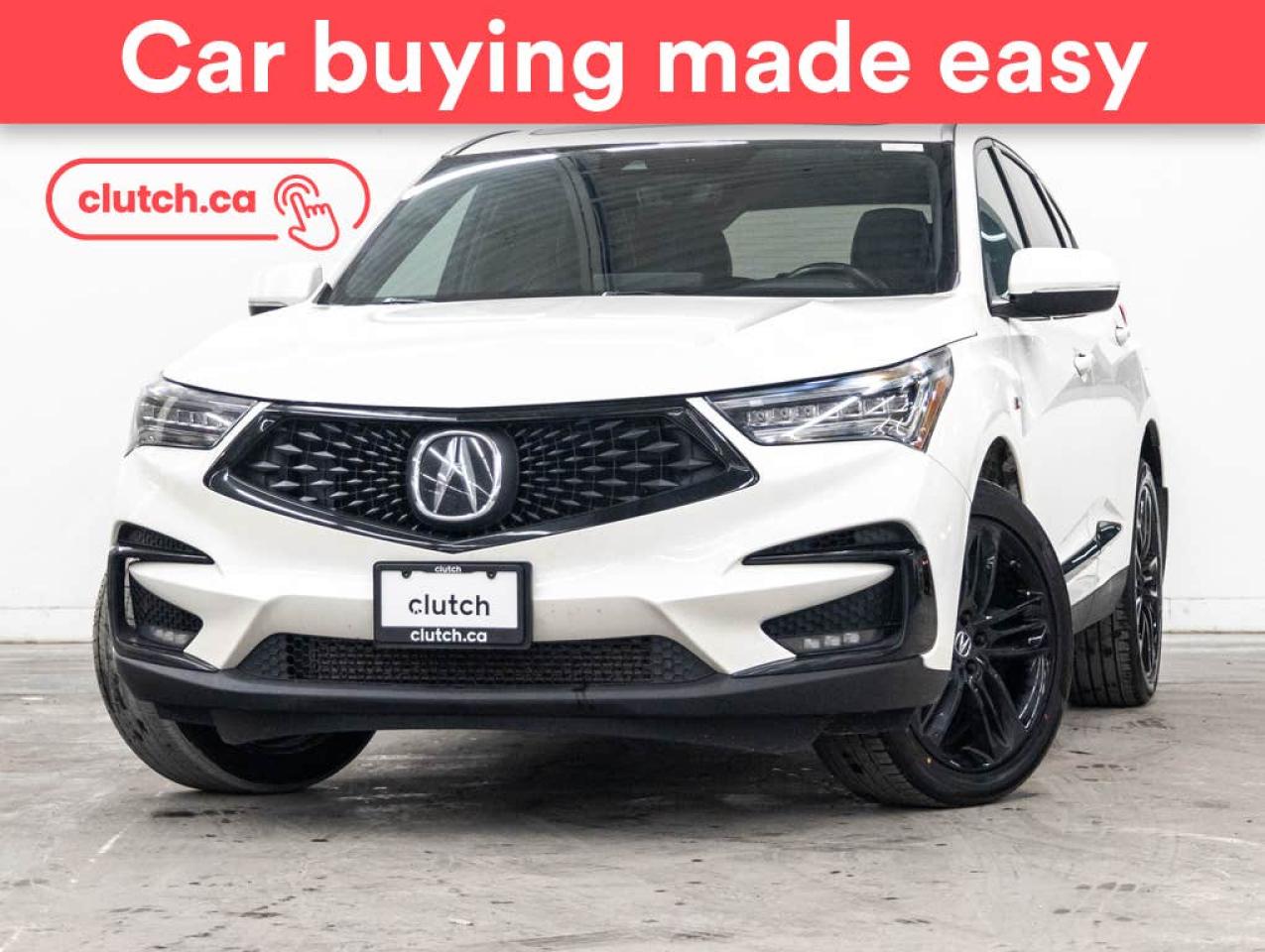 Used 2019 Acura RDX A-Spec SH-AWD w/ Apple CarPlay, Panoramic Moonroof, Nav for sale in Toronto, ON