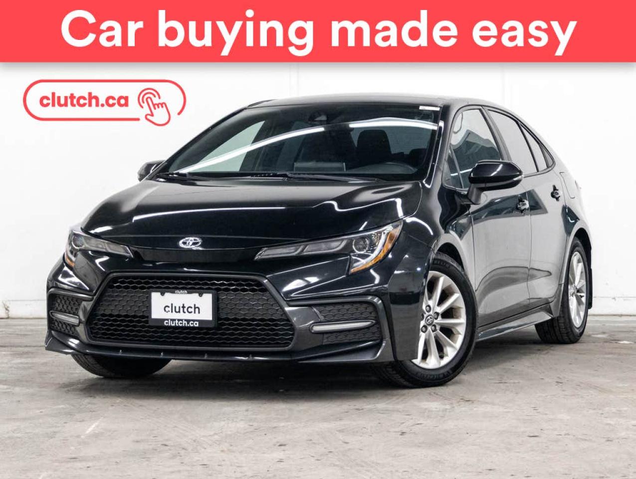 Used 2020 Toyota Corolla SE w/ Apple CarPlay, A/C, Rearview Cam for sale in Toronto, ON