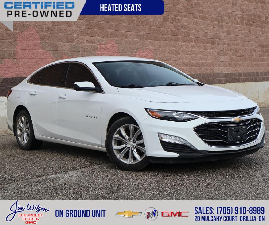 Used 2019 Chevrolet Malibu 4dr Sdn LT w-1LT | HEATED SEATS | BLUETOOTH for sale in Orillia, ON