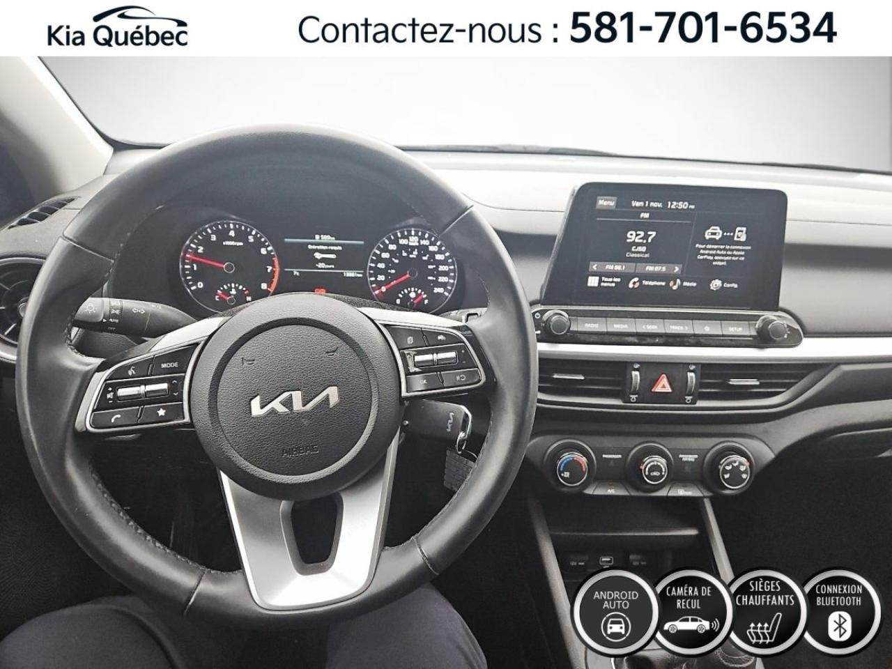 Used 2022 Kia Forte LX * A/C* CARPLAY* CAMERA* SIEGES CHAUFFANTS* for sale in Québec, QC