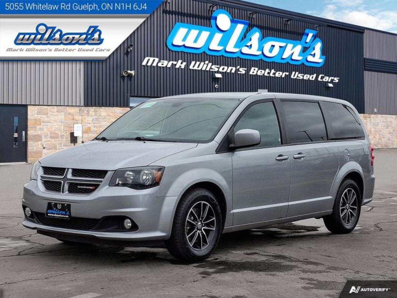 Used 2019 Dodge Grand Caravan GT Leather, Heated Steering + Seats, Power Sliders + Hatch, Rear Camera, Bluetooth, Alloys and more! for sale in Guelph, ON