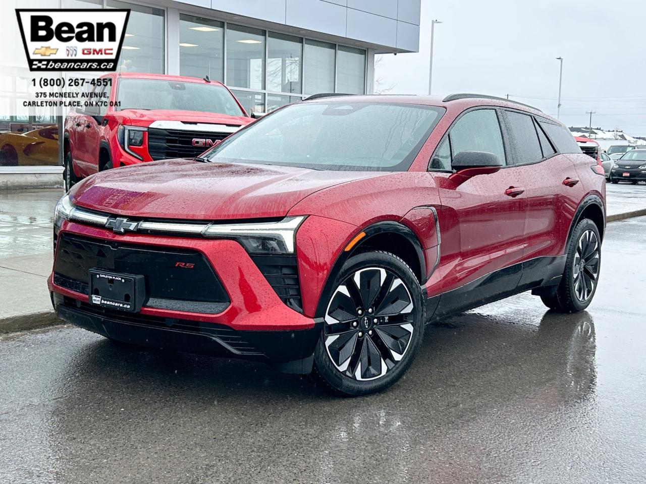 New 2025 Chevrolet Blazer EV RS FULLY ELECTRIC WITH REMOTE START/ENTRY, HEATED SEATS, HEATED STEERING WHEEL, POWER LIFTGATE, HD SURROUND VISION for sale in Carleton Place, ON