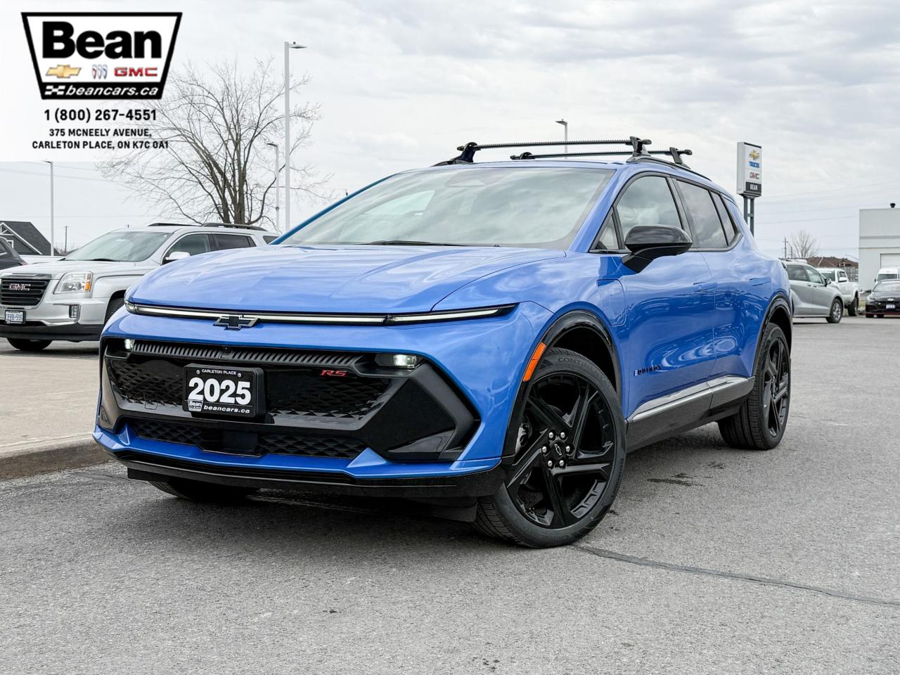 New 2025 Chevrolet Equinox EV RS FULLY ELECTRIC WITH REMOTE START/ENTRY, HEATED SEATS, HEATED STEERING WHEEL, POWER LIFTGATE, HD SURROUND VISION for sale in Carleton Place, ON