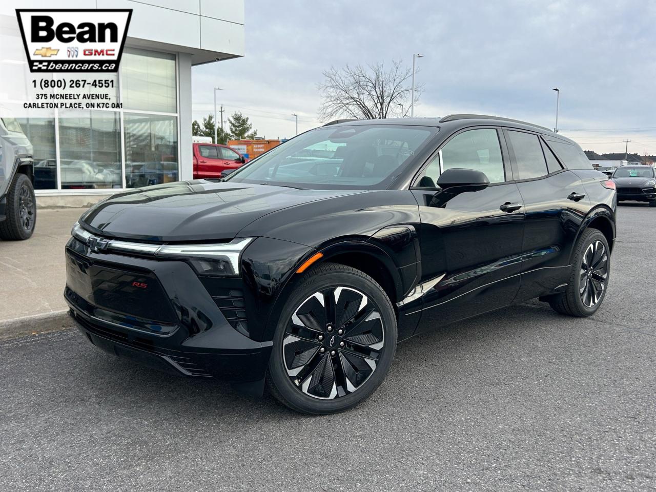 New 2025 Chevrolet Blazer EV RS FULLY ELECTRIC WITH REMOTE START/ENTRY, SUNROOF, HEATED SEATS, VENTILATED SEATS, HEATED STEERING WHEEL, POWER LIFTGATE, HD SURROUND VISION for sale in Carleton Place, ON