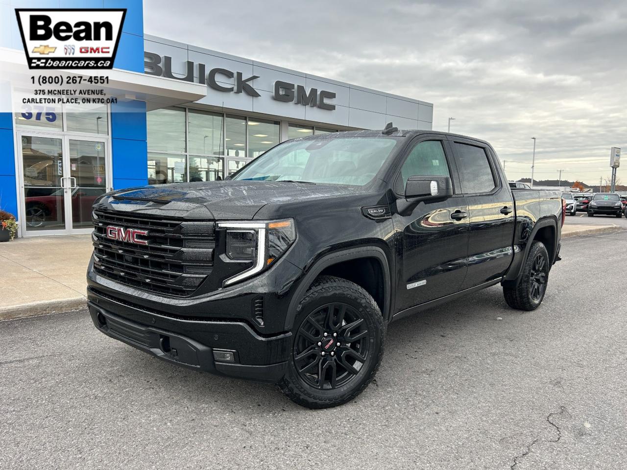 New 2025 GMC Sierra 1500 Elevation 5.3L V8 WITH REMOTE START/ENTRY, HEATED SEATS, HEATED STEERING WHEEL, BOSE SOUND SYSTEM, HITCH GUIDANCE, HD SURROUND VISION for sale in Carleton Place, ON