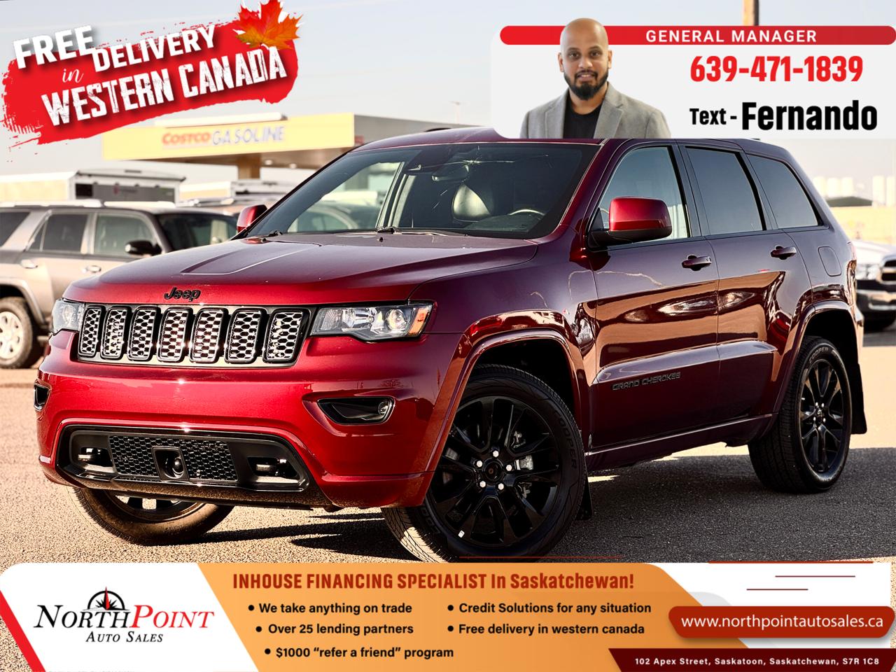 Used 2021 Jeep Grand Cherokee Laredo E for sale in Saskatoon, SK