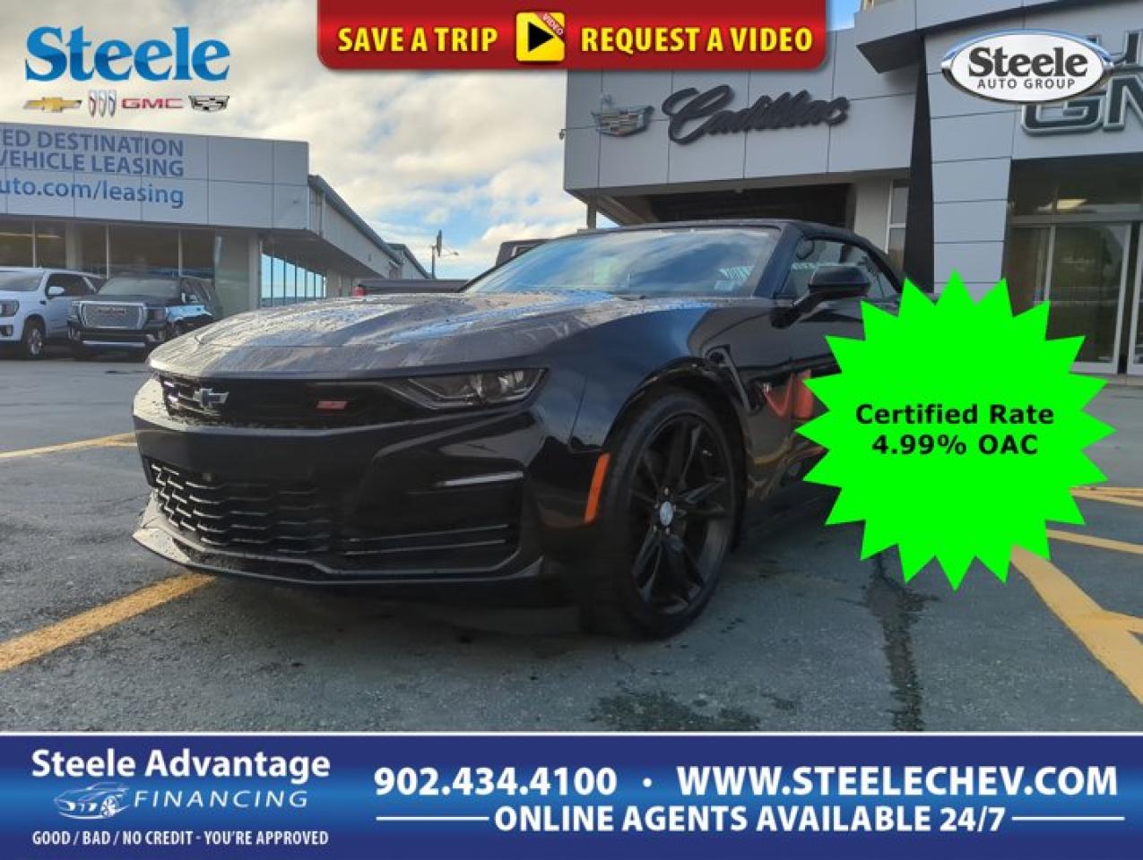 Used 2023 Chevrolet Camaro 1SS Convertible *GM Certified* V8 4.99% Financing OAC for sale in Dartmouth, NS