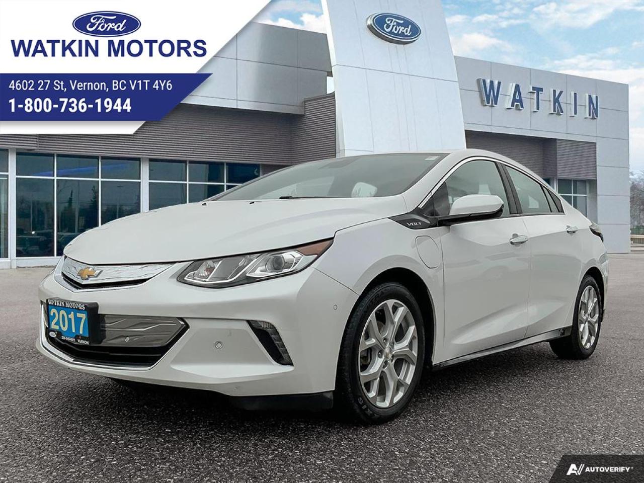 Used 2017 Chevrolet Volt Premier for sale in Vernon, BC