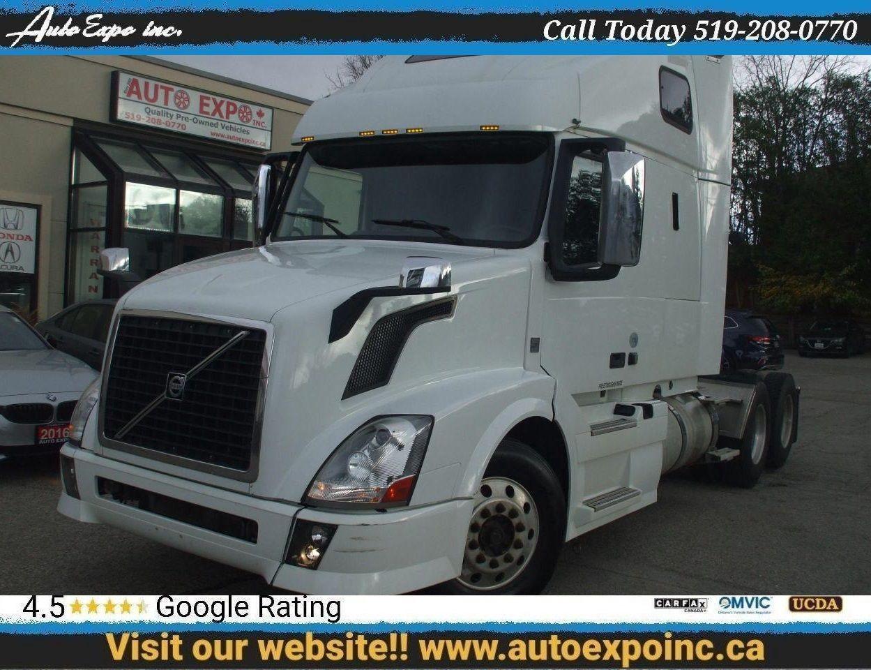 <p><span style=font-family: monospace; font-size: 12.09px; background-color: #ffffff;>2013 Volvo VNL D13 Engine, Automatic iShift, only 810,000km. Rebuilt Transmission, New Brakes all around, Certified truck!</span><br style=font-family: monospace; font-size: 12.09px; background-color: #ffffff; /><br style=font-family: monospace; font-size: 12.09px; background-color: #ffffff; /><span style=font-family: monospace; font-size: 12.09px; background-color: #ffffff;>Test drive today, drive tomorrow!</span><br style=font-family: monospace; font-size: 12.09px; background-color: #ffffff; /><br style=font-family: monospace; font-size: 12.09px; background-color: #ffffff; /><span style=font-family: monospace; font-size: 12.09px; background-color: #ffffff;>This truck will not disappoint!!! It runs and drives Excellent!</span><br style=font-family: monospace; font-size: 12.09px; background-color: #ffffff; /><br style=font-family: monospace; font-size: 12.09px; background-color: #ffffff; /><span style=font-family: monospace; font-size: 12.09px; background-color: #ffffff;>Very well Maintained, Extended fuel tanks for the long haul!</span><br style=font-family: monospace; font-size: 12.09px; background-color: #ffffff; /><br style=font-family: monospace; font-size: 12.09px; background-color: #ffffff; /><br style=font-family: monospace; font-size: 12.09px; background-color: #ffffff; /><span style=font-family: monospace; font-size: 12.09px; background-color: #ffffff;>Vehicle Identification #: 4V4NC9EH7DN134503</span><br style=font-family: monospace; font-size: 12.09px; background-color: #ffffff; /><br style=font-family: monospace; font-size: 12.09px; background-color: #ffffff; /><span style=font-family: monospace; font-size: 12.09px; background-color: #ffffff;>Model & Serial No. Engine</span><br style=font-family: monospace; font-size: 12.09px; background-color: #ffffff; /><span style=font-family: monospace; font-size: 12.09px; background-color: #ffffff;>D13 425HP ECO-TORQUE</span><br style=font-family: monospace; font-size: 12.09px; background-color: #ffffff; /><span style=font-family: monospace; font-size: 12.09px; background-color: #ffffff;>D13*006396</span><br style=font-family: monospace; font-size: 12.09px; background-color: #ffffff; /><br style=font-family: monospace; font-size: 12.09px; background-color: #ffffff; /><span style=font-family: monospace; font-size: 12.09px; background-color: #ffffff;>Transmission</span><br style=font-family: monospace; font-size: 12.09px; background-color: #ffffff; /><span style=font-family: monospace; font-size: 12.09px; background-color: #ffffff;>ATO2612D VOLVO AUTO</span><br style=font-family: monospace; font-size: 12.09px; background-color: #ffffff; /><span style=font-family: monospace; font-size: 12.09px; background-color: #ffffff;>0710215969</span><br style=font-family: monospace; font-size: 12.09px; background-color: #ffffff; /><br style=font-family: monospace; font-size: 12.09px; background-color: #ffffff; /><br style=font-family: monospace; font-size: 12.09px; background-color: #ffffff; /><span style=font-family: monospace; font-size: 12.09px; background-color: #ffffff;>Front Axle - First</span><br style=font-family: monospace; font-size: 12.09px; background-color: #ffffff; /><span style=font-family: monospace; font-size: 12.09px; background-color: #ffffff;>13,200 lb Front Axle</span><br style=font-family: monospace; font-size: 12.09px; background-color: #ffffff; /><span style=font-family: monospace; font-size: 12.09px; background-color: #ffffff;>Serial No.: S011V710051575</span><br style=font-family: monospace; font-size: 12.09px; background-color: #ffffff; /><br style=font-family: monospace; font-size: 12.09px; background-color: #ffffff; /><span style=font-family: monospace; font-size: 12.09px; background-color: #ffffff;>Rear Axle - First</span><br style=font-family: monospace; font-size: 12.09px; background-color: #ffffff; /><span style=font-family: monospace; font-size: 12.09px; background-color: #ffffff;>MF140-14X3C AMBOID 40</span><br style=font-family: monospace; font-size: 12.09px; background-color: #ffffff; /><br style=font-family: monospace; font-size: 12.09px; background-color: #ffffff; /><span style=font-family: monospace; font-size: 12.09px; background-color: #ffffff;>Gross Vehicle Weight Rating (GVWR):</span><br style=font-family: monospace; font-size: 12.09px; background-color: #ffffff; /><span style=font-family: monospace; font-size: 12.09px; background-color: #ffffff;>23,133 kg / 51,000 lb</span><br style=font-family: monospace; font-size: 12.09px; background-color: #ffffff; /><br style=font-family: monospace; font-size: 12.09px; background-color: #ffffff; /><span style=font-family: monospace; font-size: 12.09px; background-color: #ffffff;>Gross Axle Weight Ratings (GAWR):</span><br style=font-family: monospace; font-size: 12.09px; background-color: #ffffff; /><br style=font-family: monospace; font-size: 12.09px; background-color: #ffffff; /><span style=font-family: monospace; font-size: 12.09px; background-color: #ffffff;>       •        Front: 5,987 kg / 13,200 lb</span><br style=font-family: monospace; font-size: 12.09px; background-color: #ffffff; /><span style=font-family: monospace; font-size: 12.09px; background-color: #ffffff;>       •        Rear: 9,072 kg / 20,000 lb</span><br style=font-family: monospace; font-size: 12.09px; background-color: #ffffff; /><br style=font-family: monospace; font-size: 12.09px; background-color: #ffffff; /><br style=font-family: monospace; font-size: 12.09px; background-color: #ffffff; /><span style=font-family: monospace; font-size: 12.09px; background-color: #ffffff;>RIMS/WHEELS:</span><br style=font-family: monospace; font-size: 12.09px; background-color: #ffffff; /><span style=font-family: monospace; font-size: 12.09px; background-color: #ffffff;>22.5x8.25</span></p>