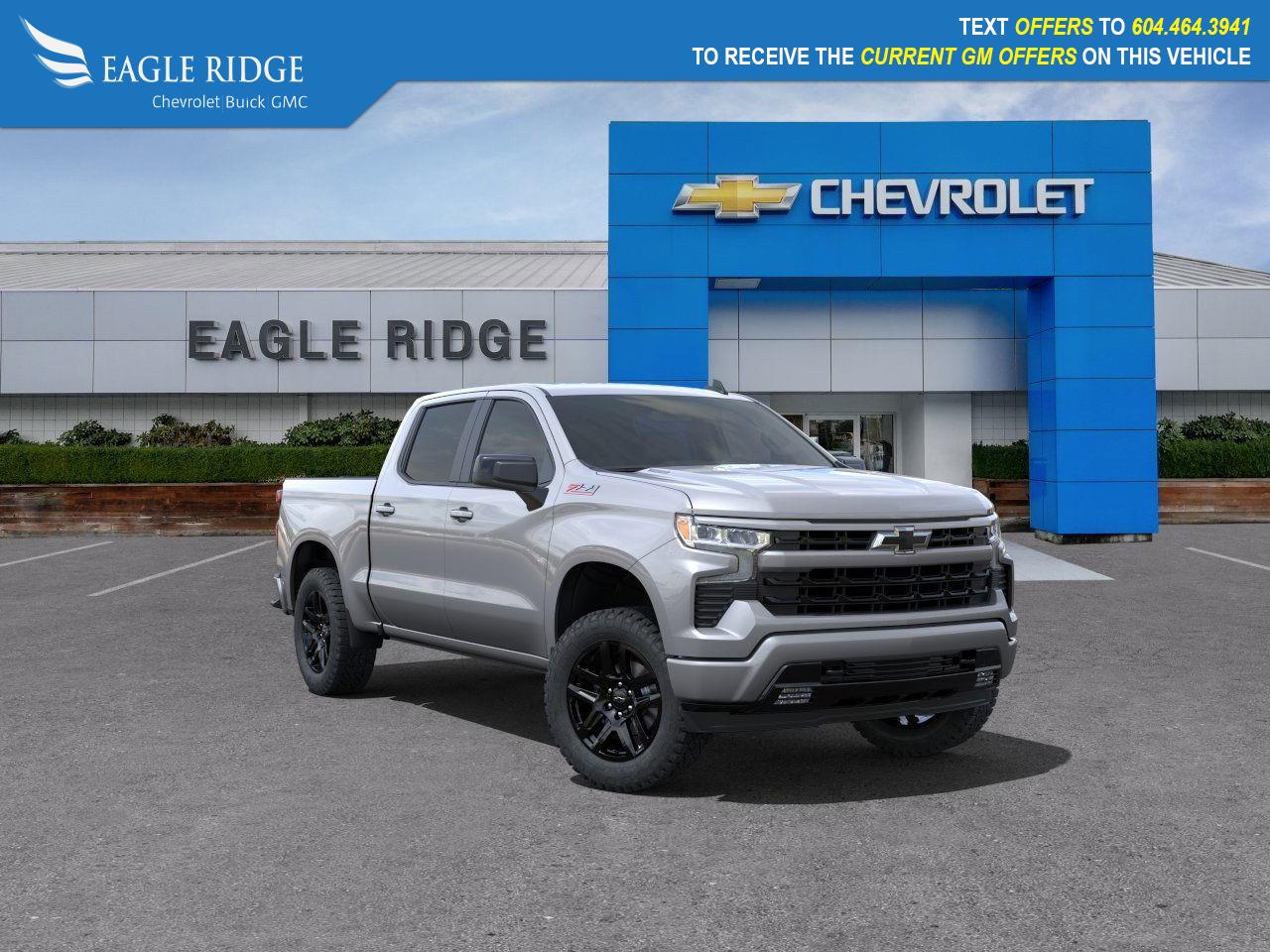 New 2025 Chevrolet Silverado 1500 RST 13.4 touchscreen, Apple CarPlay, Android Auto, heated seats/steering wheel, auto-lock rear diff, HD surround vision, advanced safety features. for sale in Coquitlam, BC