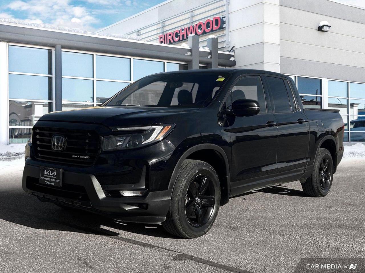 Used 2022 Honda Ridgeline Black Edition Local Vehicle | Leather | Sunroof | Heated Seats for sale in Winnipeg, MB