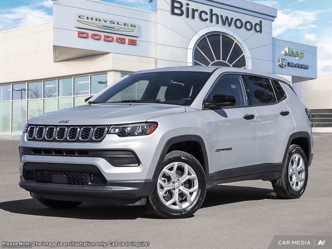 New 2025 Jeep Compass Sport Factory Order - Arriving Soon | Uconnect 5 with 8.4–inch display for sale in Winnipeg, MB