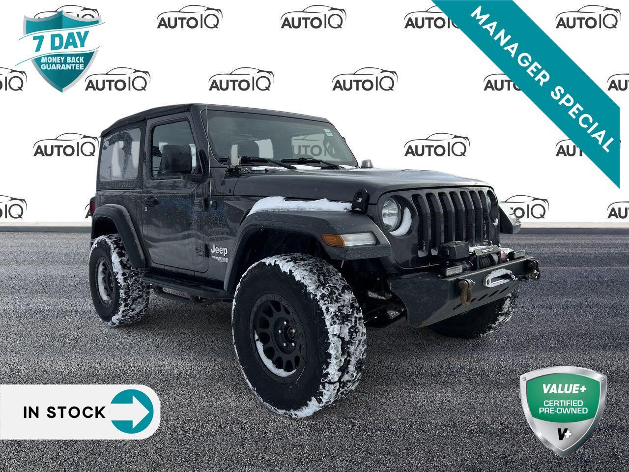 Used 2019 Jeep Wrangler Sport OFF-ROAD READY 2-DOOR for sale in St. Thomas, ON