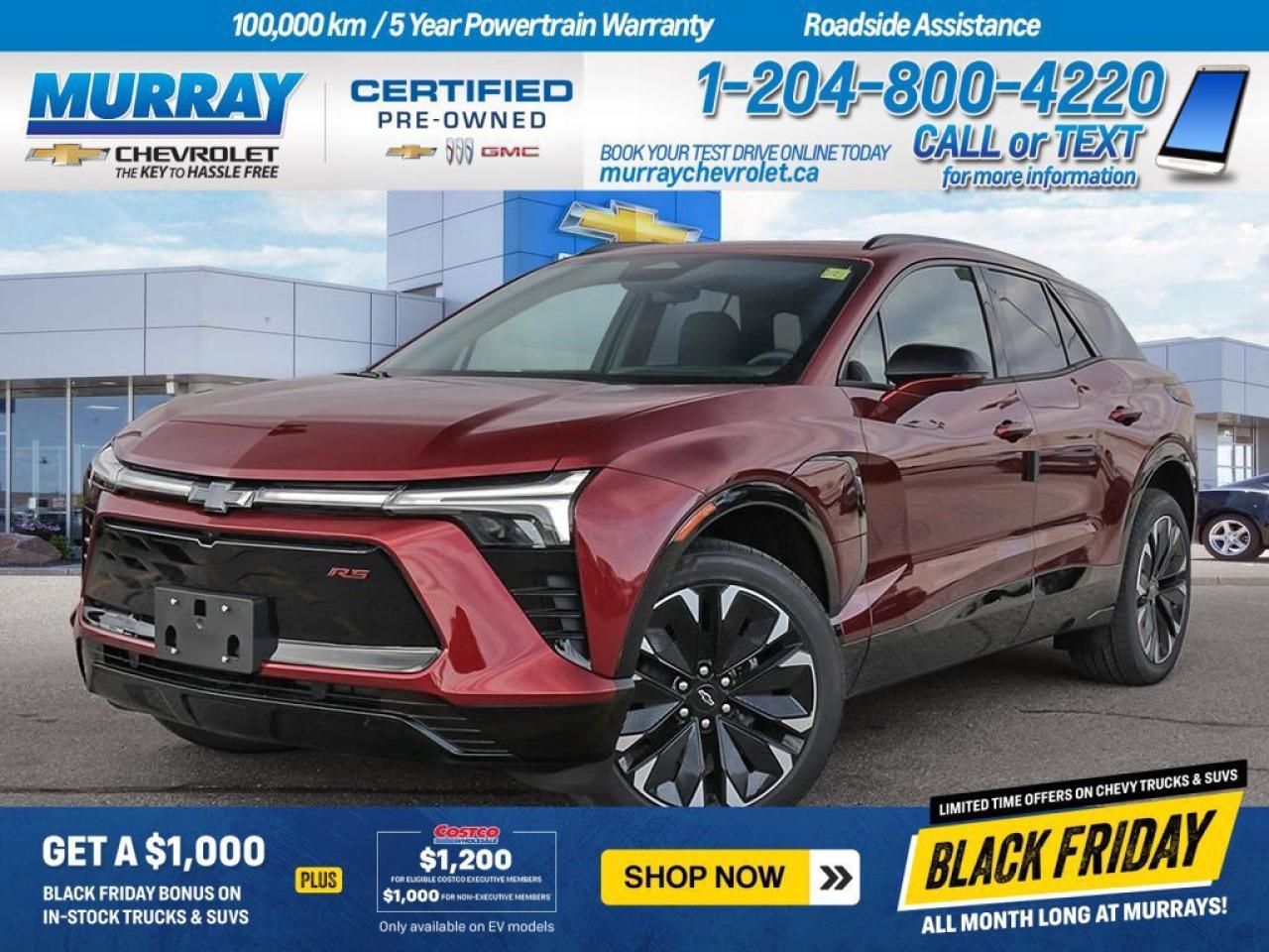 New 2025 Chevrolet Blazer EV AWD RS for sale in Winnipeg, MB
