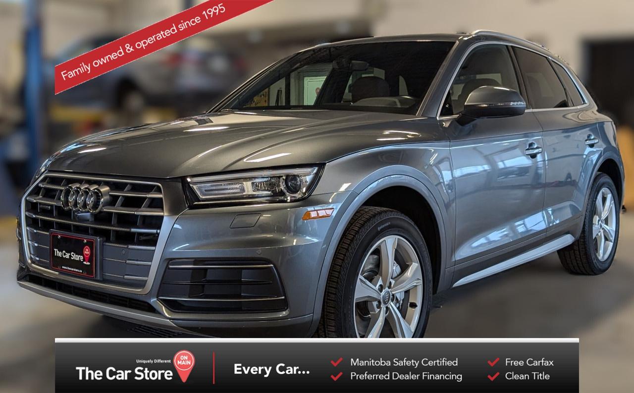 Used 2018 Audi Q5 2.0 Progressiv Quattro/Carplay/Sunroof/Clean Title for sale in Winnipeg, MB