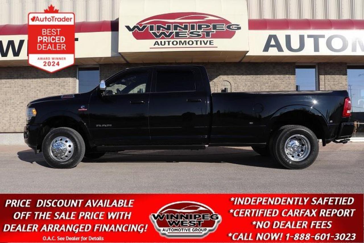 Used 2019 RAM 3500 LARAMIE SPORT 6.7L CUMMINS 4X4 DUALLY, EXCEPTIONAL for sale in Headingley, MB