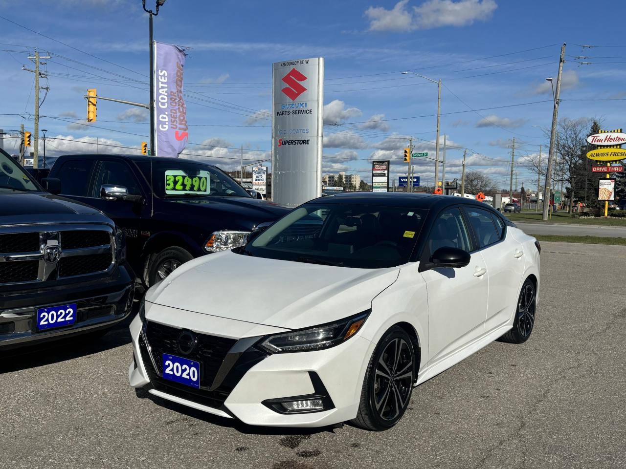 Used 2020 Nissan Sentra SR ~Leather ~Heated Seats + Steering ~Camera for sale in Barrie, ON