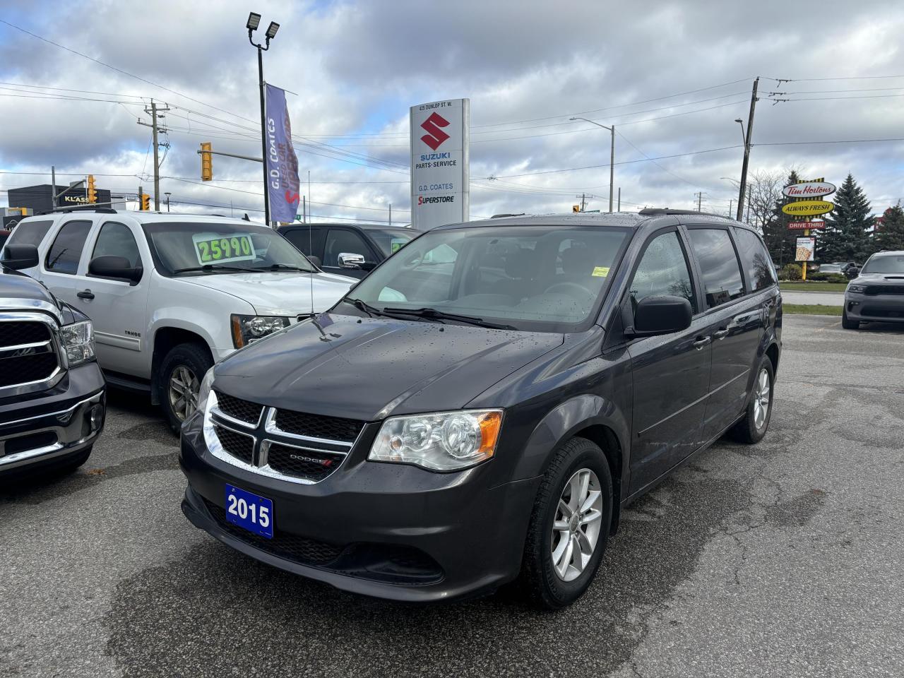 Used 2015 Dodge Grand Caravan SXT ~DVD ~Camera ~Rear Heat/Air ~Stow 'N Go Seats for sale in Barrie, ON