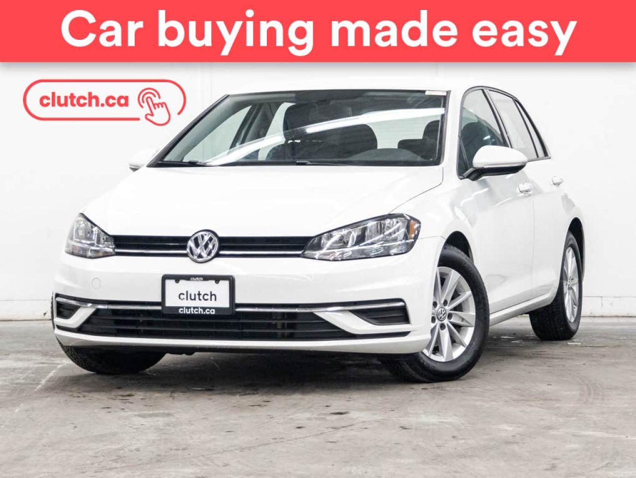 Used 2019 Volkswagen Golf Comfortline w/ Apple CarPlay & Android Auto, A/C, Rearview Cam for sale in Toronto, ON