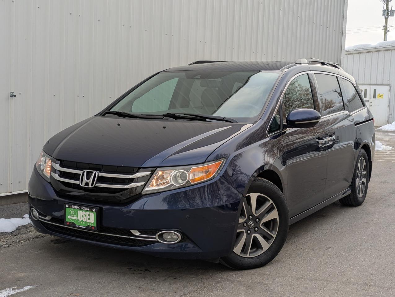 Used 2016 Honda Odyssey Touring $234 BI-WEEKLY - WELL MAINTAINED, ONE OWNER, LOCAL TRADE for sale in Cranbrook, BC