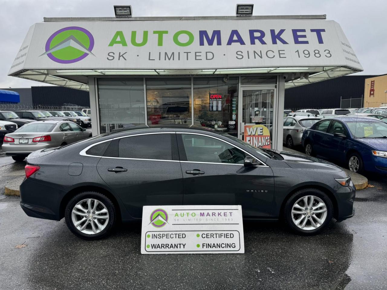 Used 2018 Chevrolet Malibu LT LIMITED 1.5L TURBO! NO ACC'S INSPECTED W/BCAA MBRSHP & WRNTY! for sale in Langley, BC