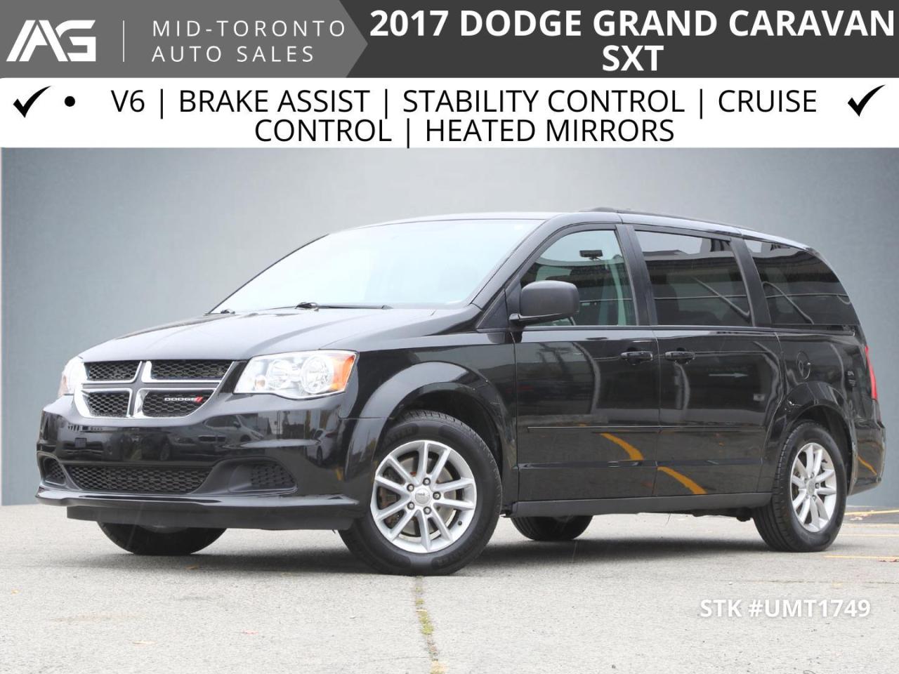 Used 2017 Dodge Grand Caravan SXT Plus - No Accidents - One Owner - Good Service Records - Well Equipped - Excellent Condition - STOW - N - GO for sale in North York, ON