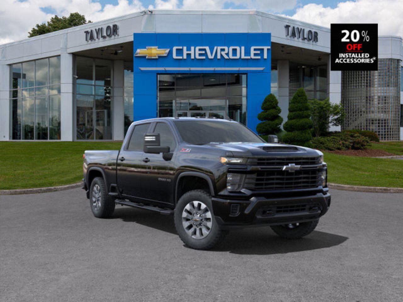 New 2025 Chevrolet Silverado 2500 HD Custom- Aluminum Wheels for sale in Kingston, ON