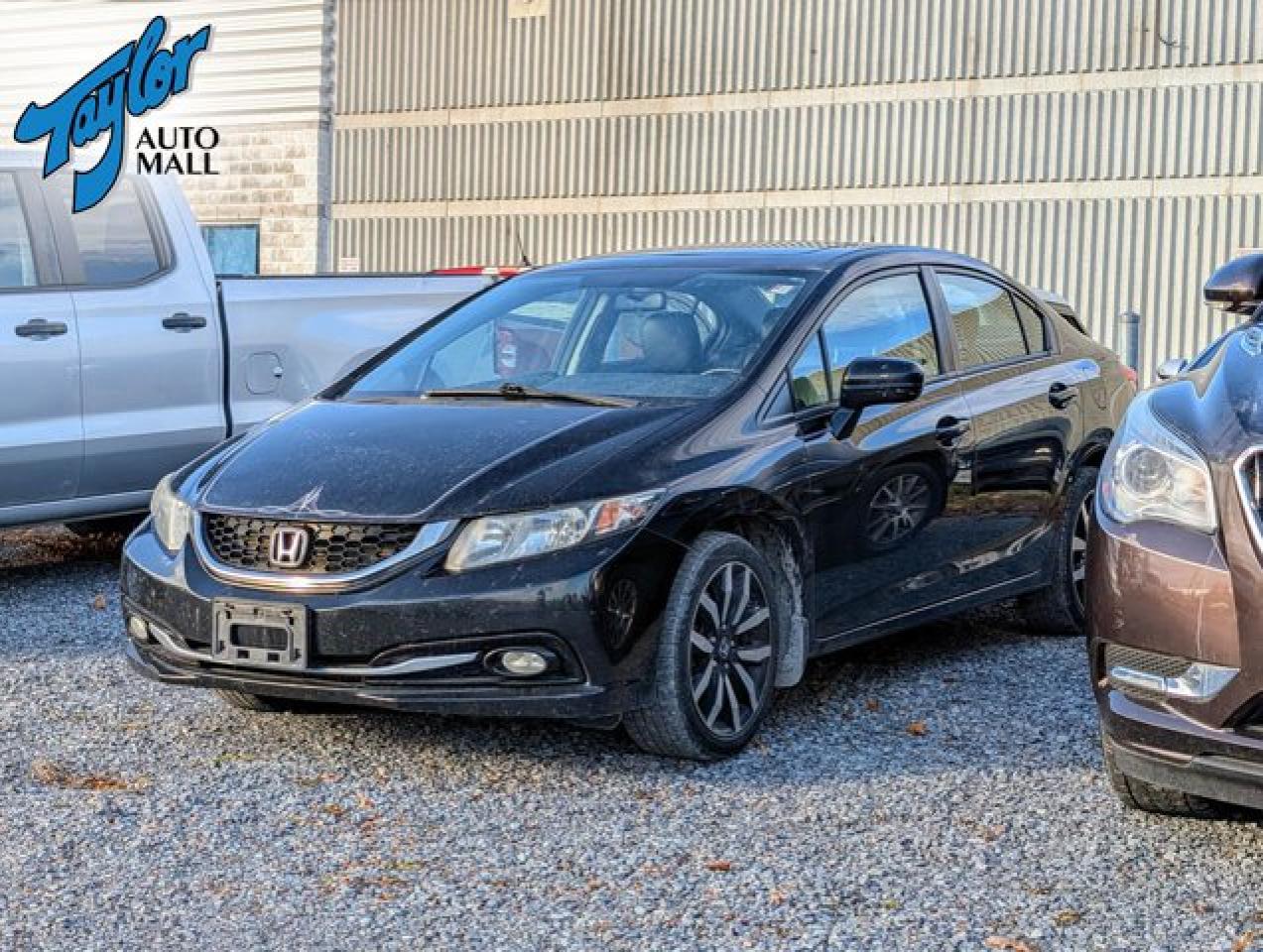 Used 2015 Honda Civic Sedan Touring- Sunroof -  Leather Seats - $128 B/W for sale in Kingston, ON