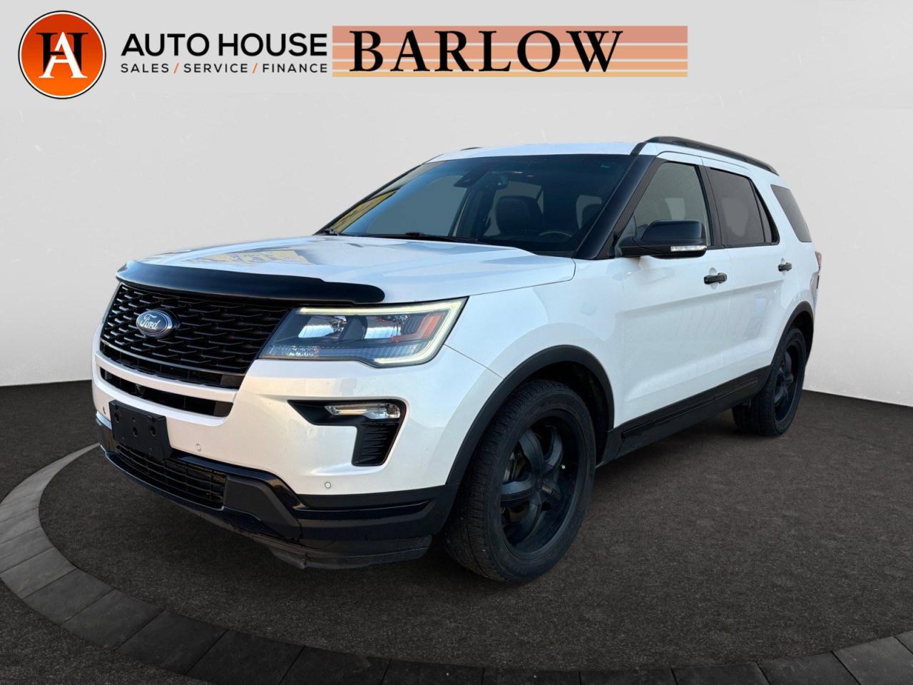 Used 2018 Ford Explorer SPORT 6 PASS LEATHER REMOTE START NAVI BACKUP CAM PANO ROOF for sale in Calgary, AB