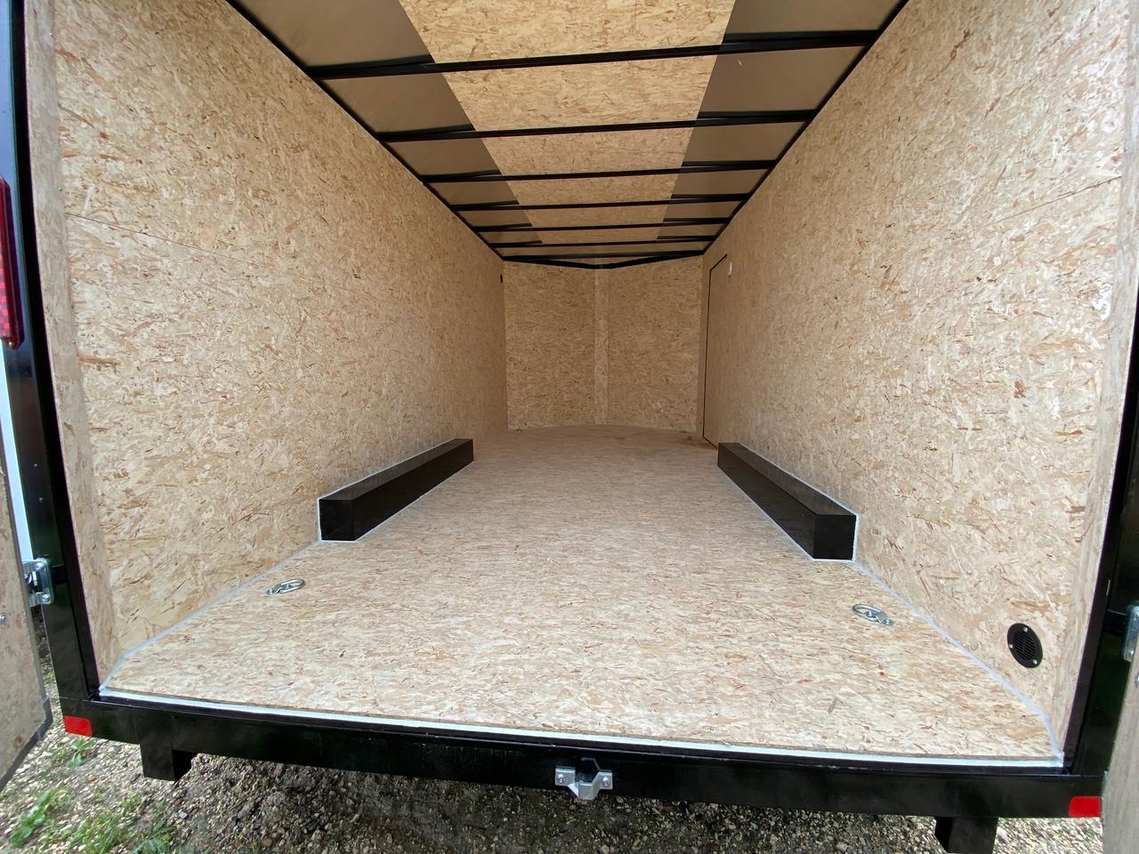 2025 Prairie Road Enclosed Cargo 8.5 x 16' Prairie Road Barn Door Photo5