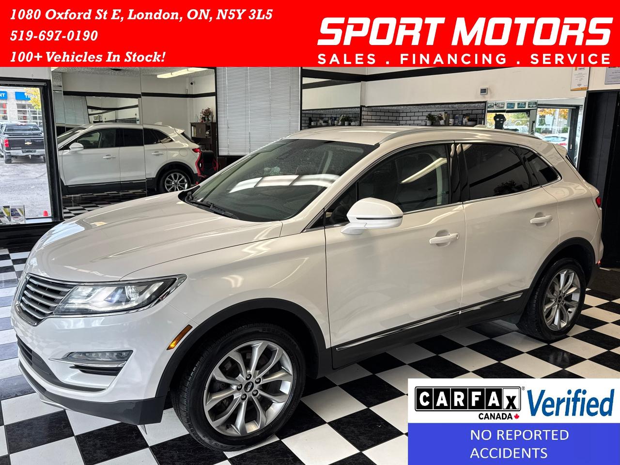 2016 Lincoln MKC Select AWD+GPS+Camera+Blind Spot+CLEAN CARFAX