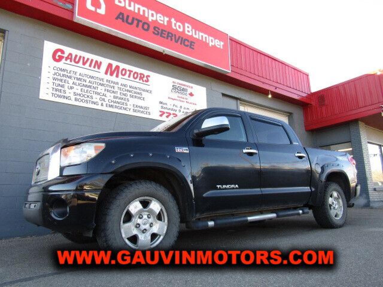 Used 2008 Toyota Tundra CrewMax, Loaded Leather, Sunroof, Sale Priced! for sale in Swift Current, SK