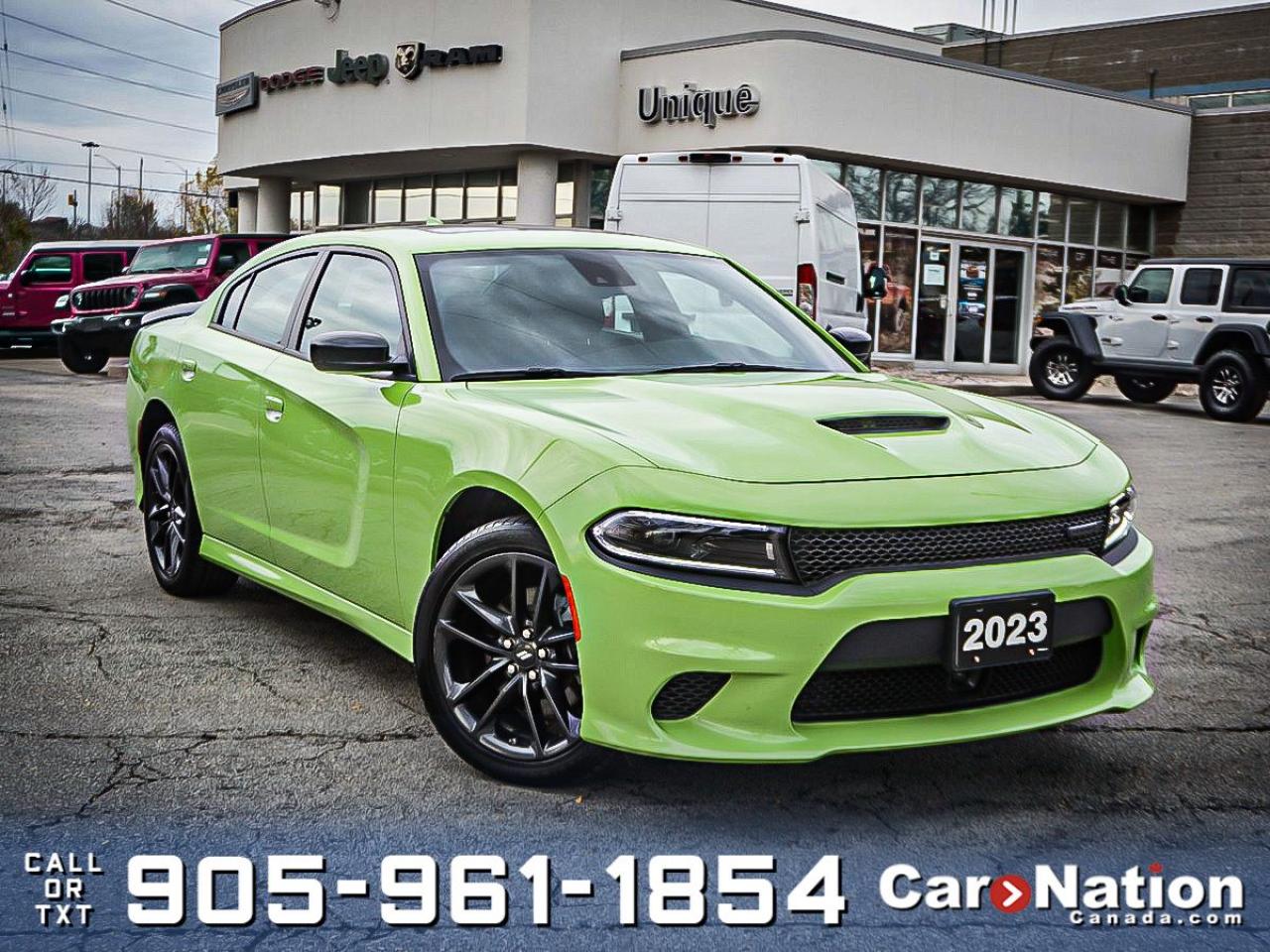 Used 2023 Dodge Charger GT Blacktop AWD| NAV| SUNROOF| TECH GRP| LOW KM'S| for sale in Burlington, ON