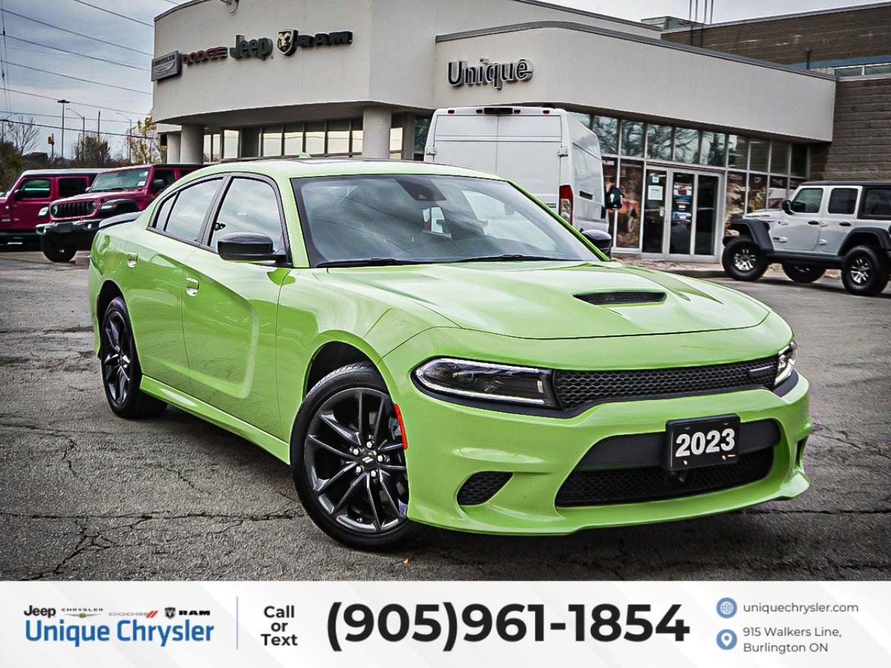 Used 2023 Dodge Charger GT Blacktop AWD| NAV| SUNROOF| TECH GRP| LOW KM'S| for sale in Burlington, ON