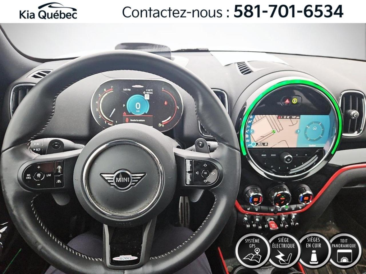 Used 2023 MINI Cooper Countryman JOHN COOPER WORKS * AWD* GPS* TOIT PANO* CUIR* for sale in Québec, QC