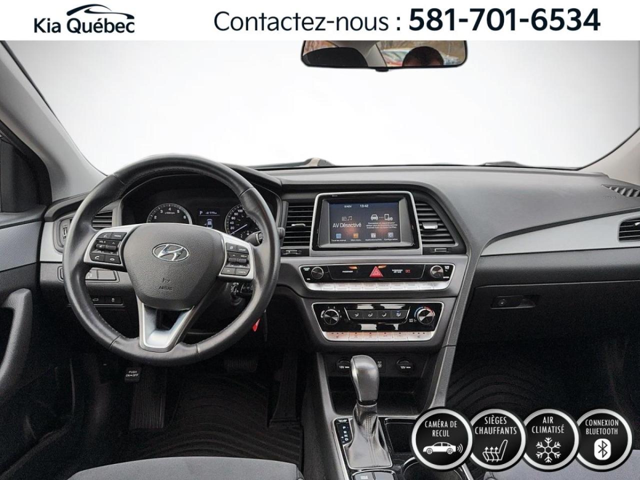 Used 2018 Hyundai Sonata GL* ANGLES MORTS* SIEGES CHAUFFANTS* CARPLAY* for sale in Québec, QC