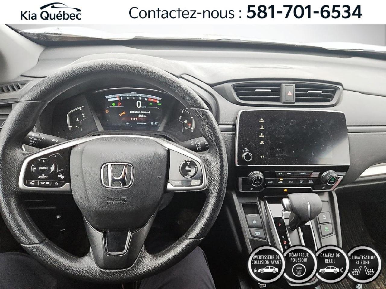 Used 2022 Honda CR-V LX * AWD* BIZONE* BOUTON POUSSOIR* CAMERA* for sale in Québec, QC