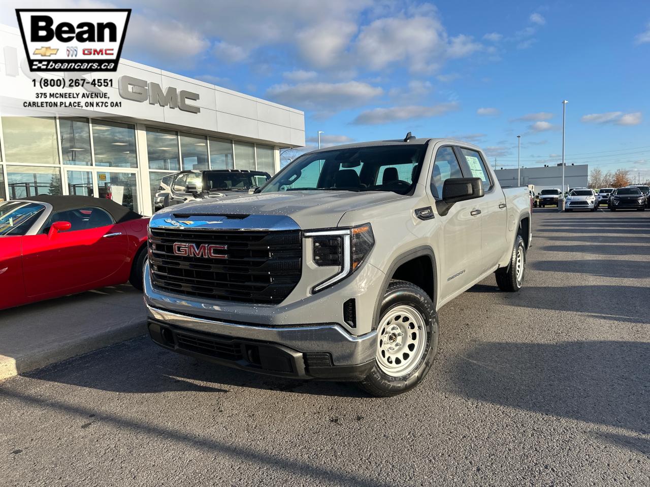 New 2025 GMC Sierra 1500 Pro 2.7L 4CYL WITH REMOTE ENTRY, HITCH GUIDANCE, HD REAR VISION CAMERA, CRUISE CONTROL for sale in Carleton Place, ON