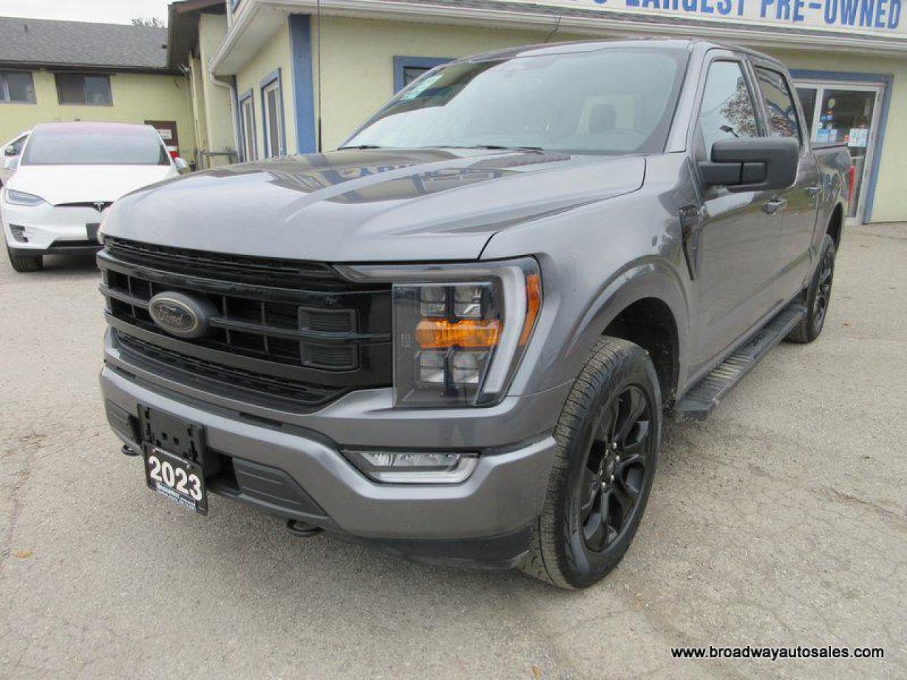 Used 2023 Ford F-150 GREAT KM'S XLT-MODEL 5 PASSENGER 3.5L - V6.. 4X4.. CREW-CAB.. SHORTY.. NAVIGATION.. LEATHER.. HEATED SEATS.. BACK-UP CAMERA.. for sale in Bradford, ON