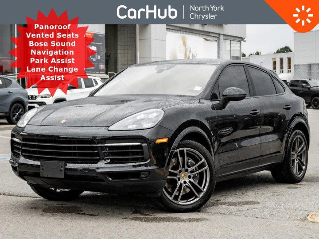 Used 2022 Porsche Cayenne Coupe AWD Panoroof Lane Change Assist Vented Seats Bose Sound for sale in Thornhill, ON