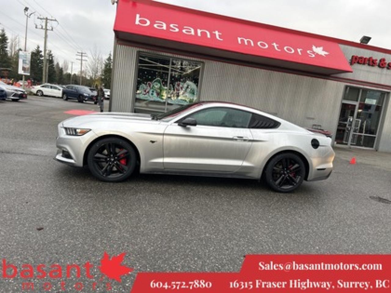 Used 2017 Ford Mustang EcoBoost Premium, Nav, Heated/Cooled Seats!! for sale in Surrey, BC