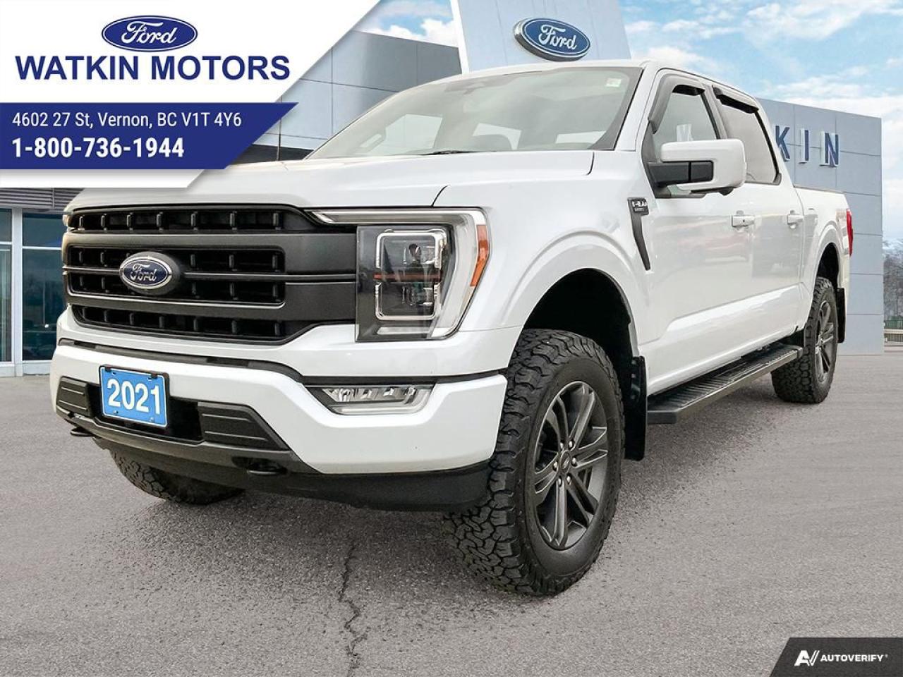 Used 2021 Ford F-150 Supercrew 4x4 LARIAT for sale in Vernon, BC