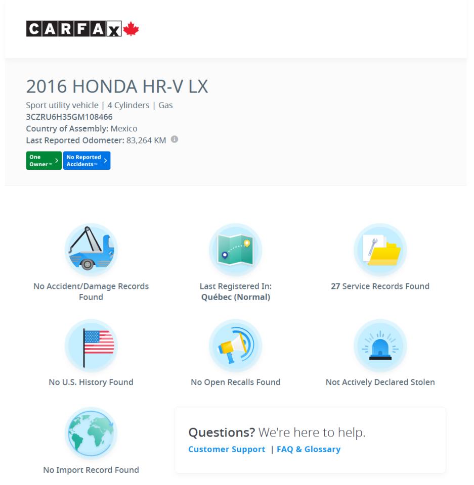 2016 Honda HR-V LX AWD+Camera+Heated Seats+A/C+CLEAN CARFAX - Photo #4